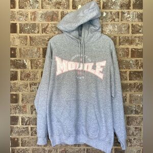 University of Mobile Alabama hooded sweatshirt size large Vintage Rams Oarsman